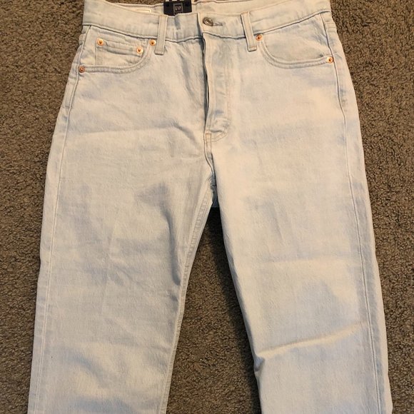 High Rise Cheeky Straight Jeans With Washwell™ - Picture 4 of 5